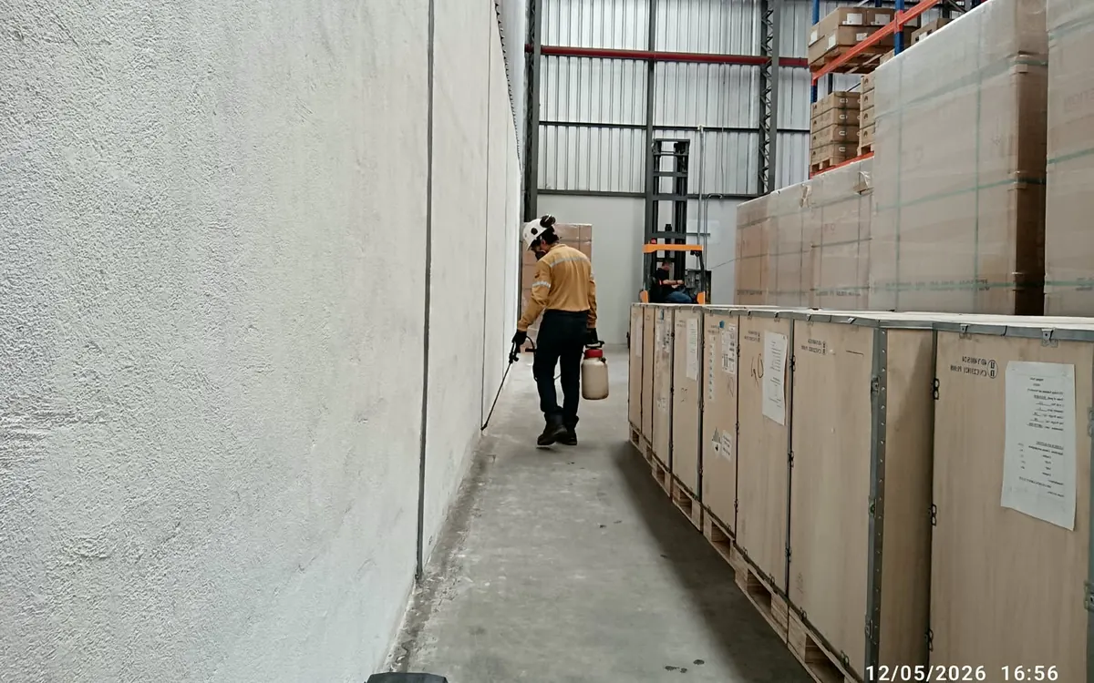 Control en pasillos de almacenamiento – TERMI PLAG