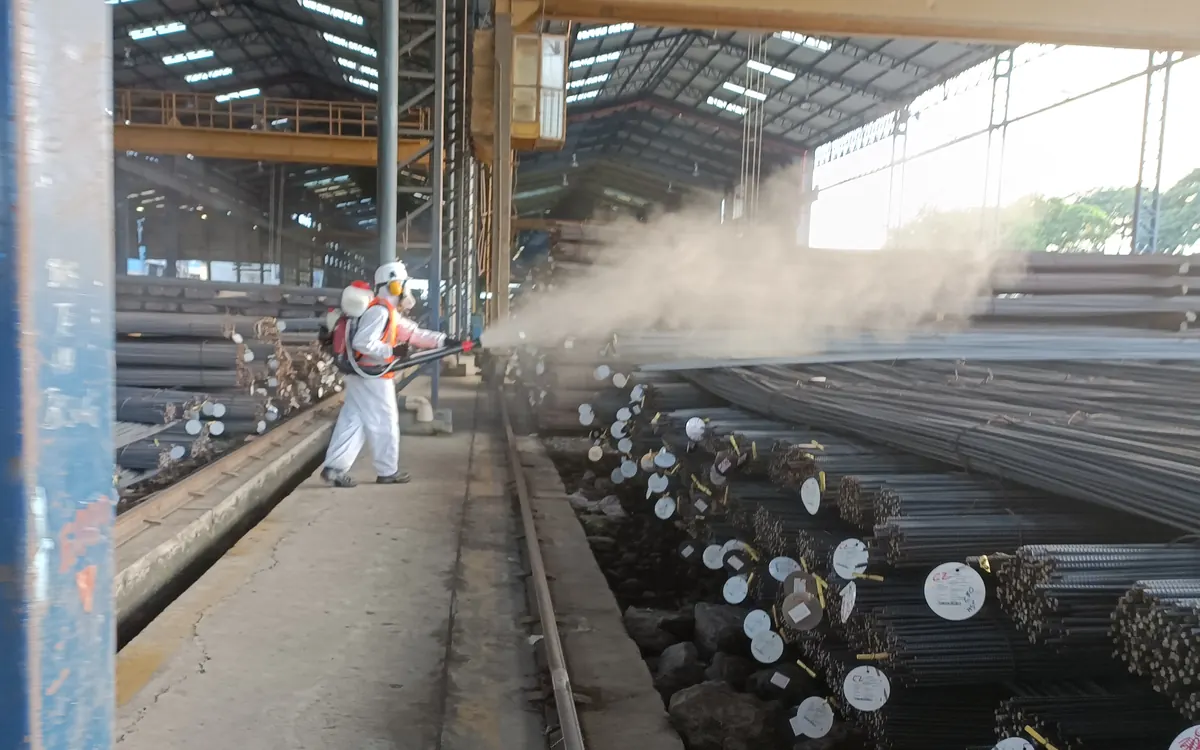 Control en bodega de acero – TERMI PLAG