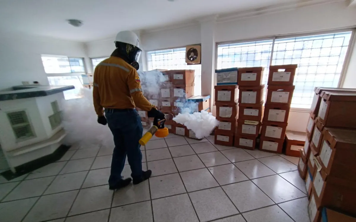 Nebulización en área administrativa – TERMI PLAG
